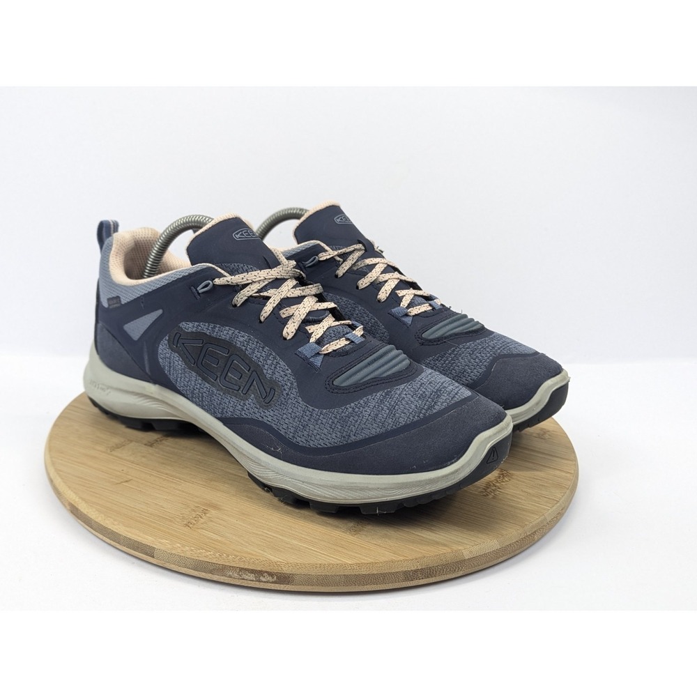 Keen Shoes Terradora Flex Low Waterproof Womans 10.5 Hiking Trail Sneakers Blue